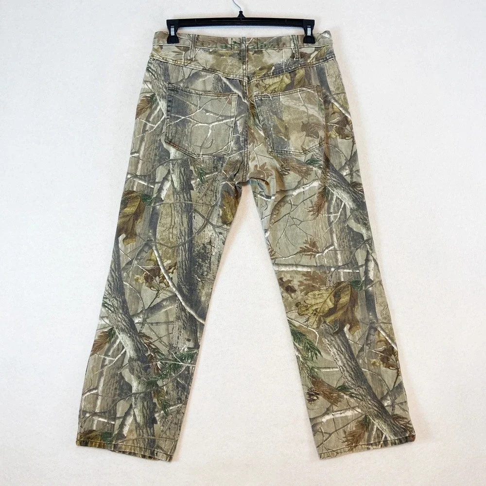 Realtree Camo Pants Jeans‎ Mens 323x28* Double Knee Hunting Grunge Skater Y2K